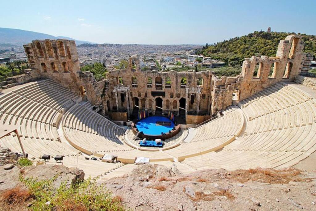 Spacious Beauty In Athens, 55M2, Metro 7' Luaran gambar