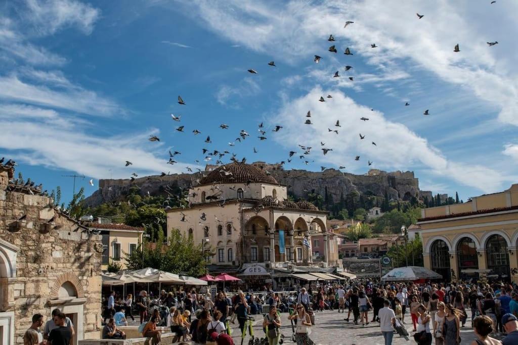 Spacious Beauty In Athens, 55M2, Metro 7' Luaran gambar